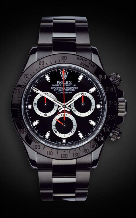 rolex black daytona